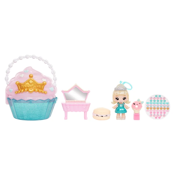 YUMMILAND PLAYSET LIPGLOSS DOLL CUPCAKE BEAUTY BAG