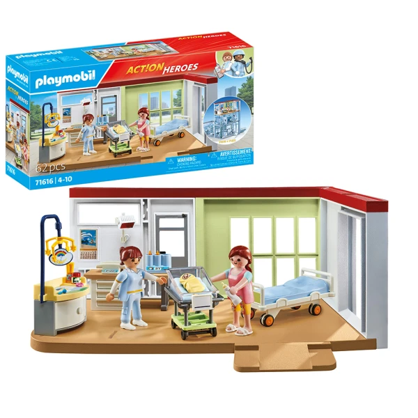 PLAYMOBIL ACTION HEROES ΜΑΙΕΥΤΙΚΗ ΚΛΙΝΙΚΗ