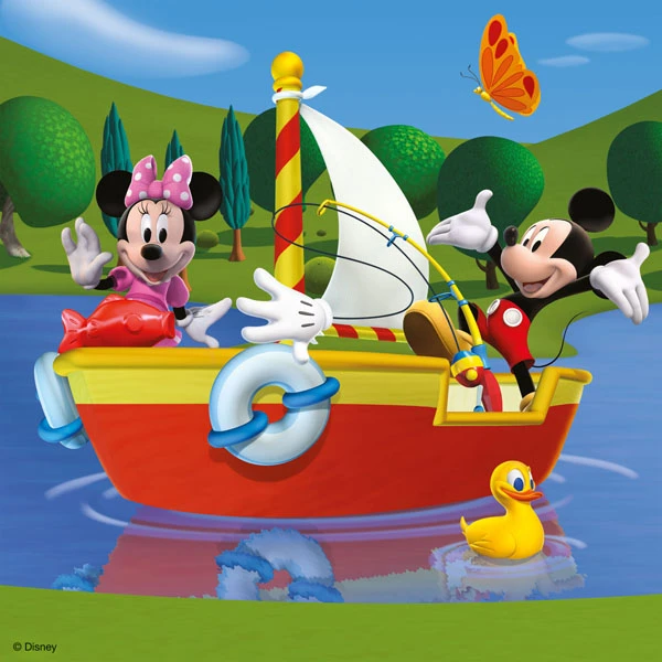 RAVENSBURGER PUZZLE 3x49 ALL LOVE THE MICKEY