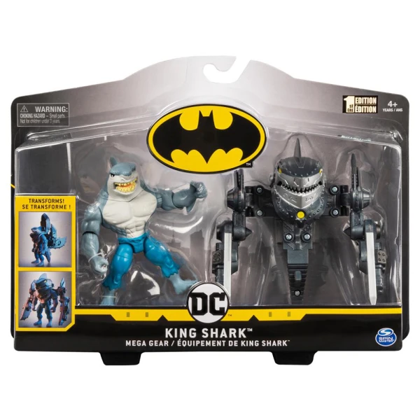 BATMAN DELUXE ΦΙΓΟΥΡΑ 10 εκ. MEGA ΟΠΛΙΣΜΟΣ ΜΕΤΑΜΟΡΦΩΣΗΣ - 2 ΣΧΕΔΙΑ