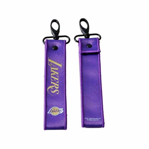 BACK ME UP KEYCHAN LANYARD NBA-LAL PURPLE