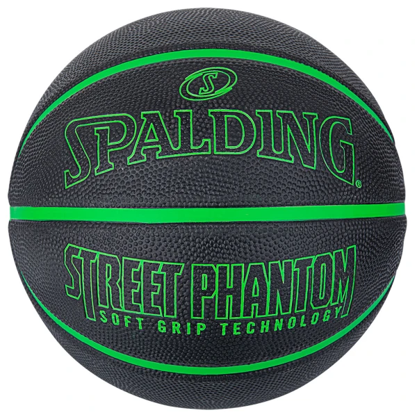 SPALDING ΜΠΑΛΑ ΜΠΑΣΚΕΤ PHANTOM BLACK-GREEN SGT SIZE 7