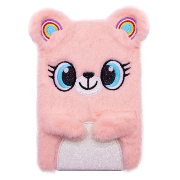 DIARY CUTIES BEAR PINK A5