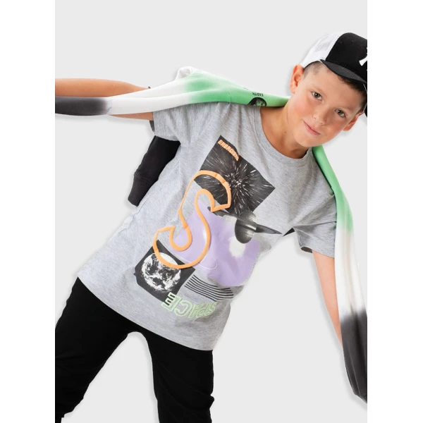ENERGIERS BLOUSE GREY MELANGE