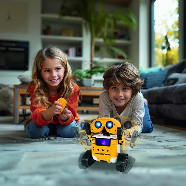 LEXIBOOK MULTIFUNCTION ROBOT POWERMAN ROVER WITH SOUND & LIGHT