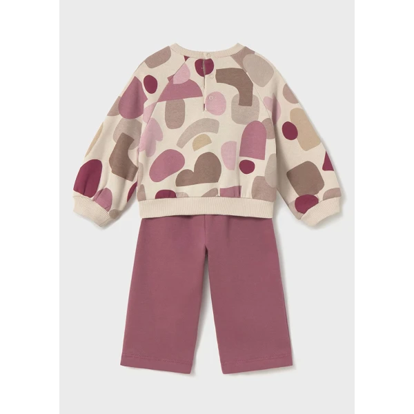 MAYORAL TRACKSUIT SWEATSHIRT PRINTED PINK 