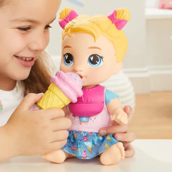 BABY ALIVE ΚΟΥΚΛΑ ΜΩΡΟ SWEET SNACKS HURPER HUGS