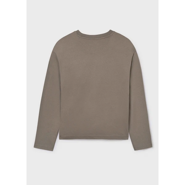 MAYORAL  LONG-SLEEVE T-SHIRT STONE 