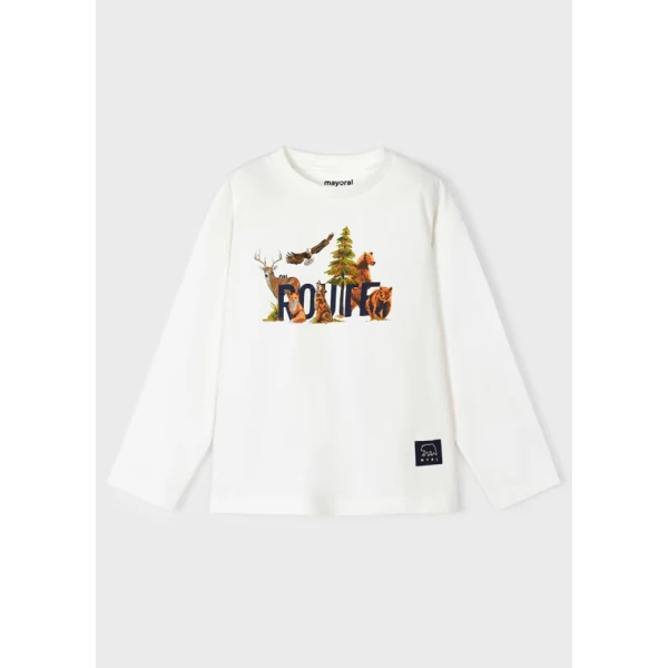 MAYORAL BLOUSE LONG SLEEVES ON ROUTE CREAM