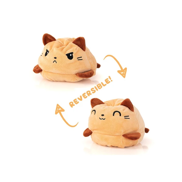 PLUSH SIAM CAT FLIPETS 15 cm MOOD CHANGING