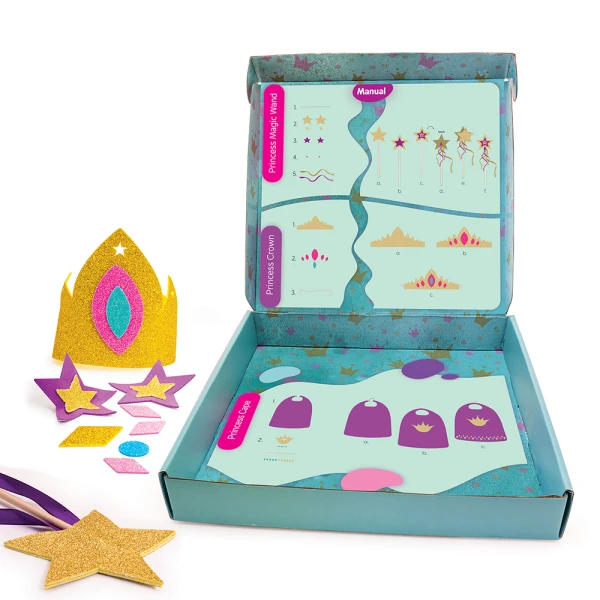 AS CRAFT PRINCESS DIY TOY WITH 3 CRAFTS FOR AGES 3+