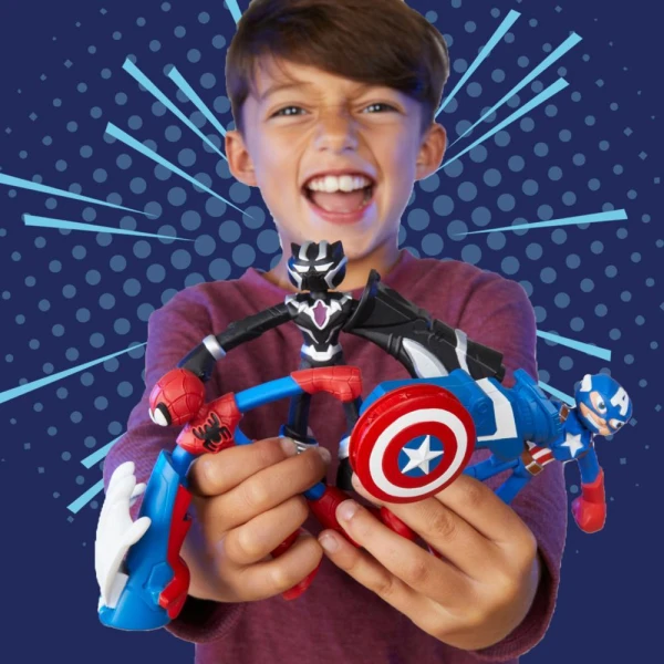 PLAY-DOH PLAYSET CAPTAIN AMERICA STAMPING SHIELD