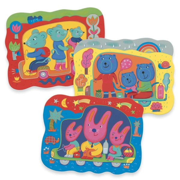 DJECO DRAWING WITH WATER MARKER ANIMALS AND VEHICLES