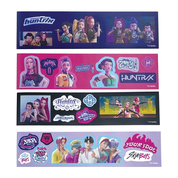 STICKER ALBUM WITH STICKERS K-POP DEMON HUNTERS