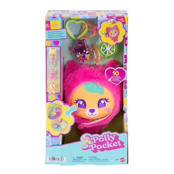 POLLY POCKET MINI PLUSH TEDDY BEAR