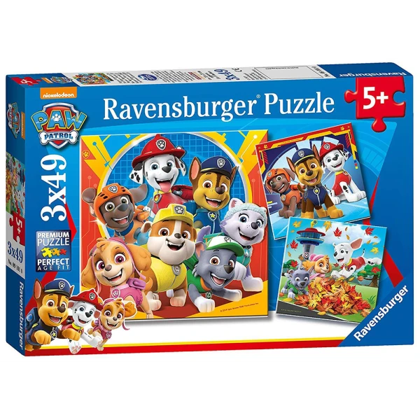 RAVENSBURGER PUZZLE 3X49 pcs PAW PATROL