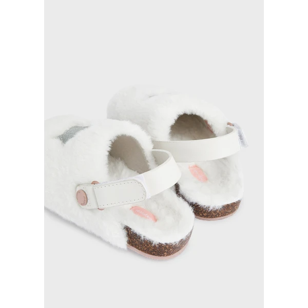 MAYORAL GLITTER STAR SLIPPER WHITE