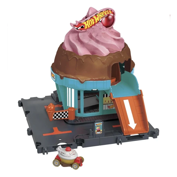 HOT WHEELS ΠΙΣΤΕΣ CITY - DOWNTOWN ICE CREAM SWIRL