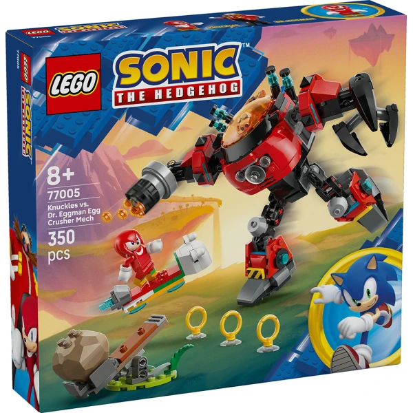 LEGO® SONIC THE HEDGEHOG™ KNUCKLES VS. ΕΞΩΣΤΟΛΗ EGG CRUSHER ΤΟΥ DR. EGGMAN