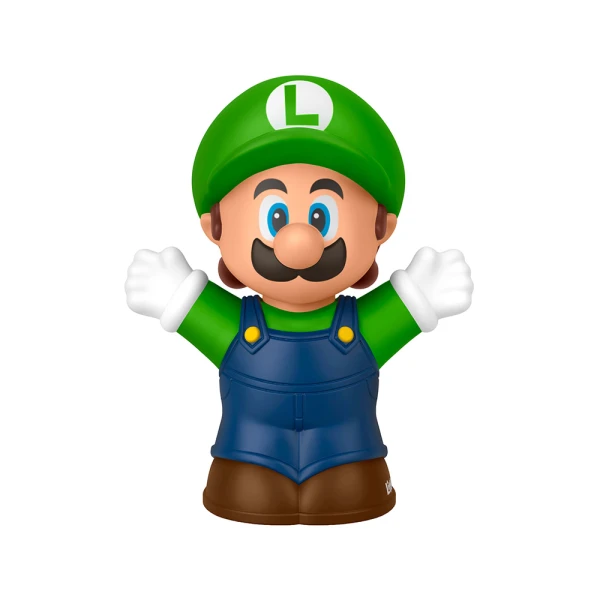 FISHER PRICE LITTLE PEOPLE  SUPER MARIO FIGURE LUIGI