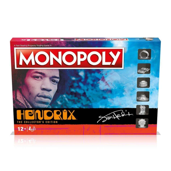 WINNING MOVES ΕΠΙΤΡΑΠΕΖΙΟ ΠΑΙΧΝΙΔΙ MONOPOLY - JIMI HENDRIX - ΑΓΓΛΙΚΗ ΕΚΔΟΣΗ