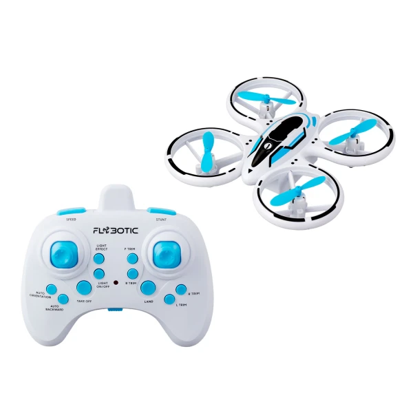 SILVERLIT FLYBOTIC RADIO CONTROL DRONE NEON STUNT FOR AGES 8+