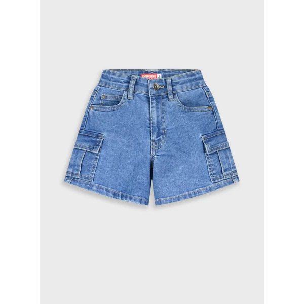 ENERGIERS SHORTS GIRL BLUE DENIM