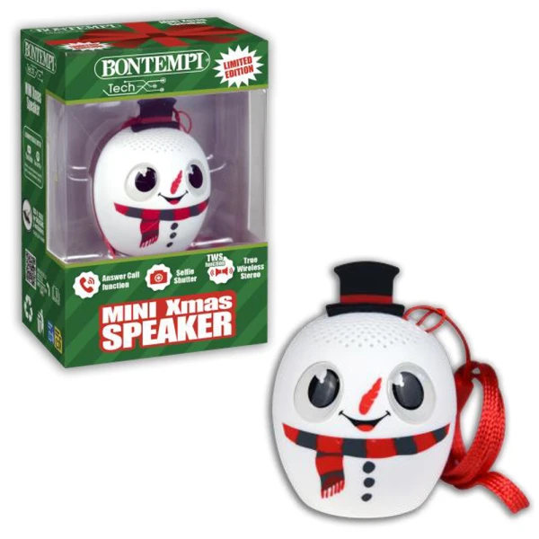 BONTEMPI MINI ΑΣΥΡΜΑΤΟ ΗΧΕΙΟ CHRISTMAS EDITION - 3 ΣΧΕΔΙΑ