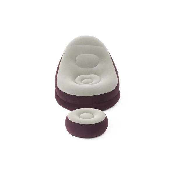 BESTWAY INFLATABLE 121X100X86 cm COMFORT CRUISER LOUNGE BORDEAUX