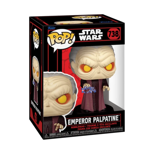 FUNKO POP! DISNEY STAR WARS DARK SIDE VINYL FIGURE EMPEROR PALPATINE 738