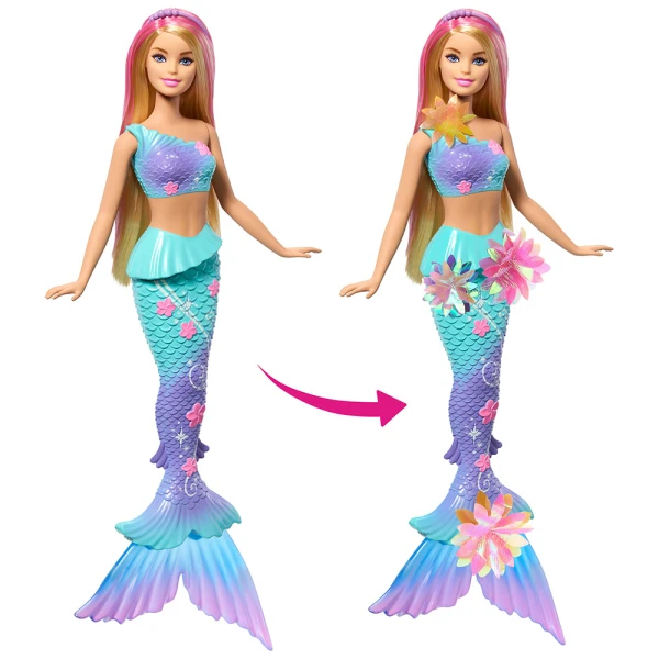 ΚΟΥΚΛΑ BARBIE ΜΑΓΙΚΗ ΓΟΡΓΟΝΑ ΠΟΥ ΑΝΘΙΖΕΙ - ΞΑΝΘΙΑ