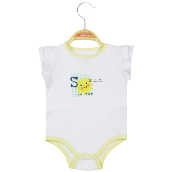 ENERGIERS BABY GIRL BODYSUIT (SET 2 pcs) WHITE
