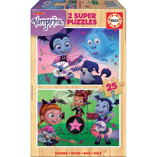 EDUCA ΞΥΛΙΝΟ ΠΑΖΛ 2Χ25 VAMPIRINA
