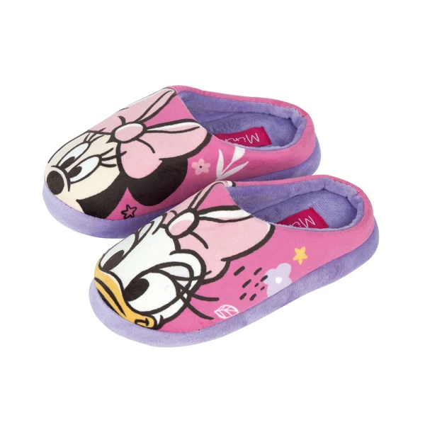 KIDS SLIPPERS WITH HARD SOLE - MINNIE