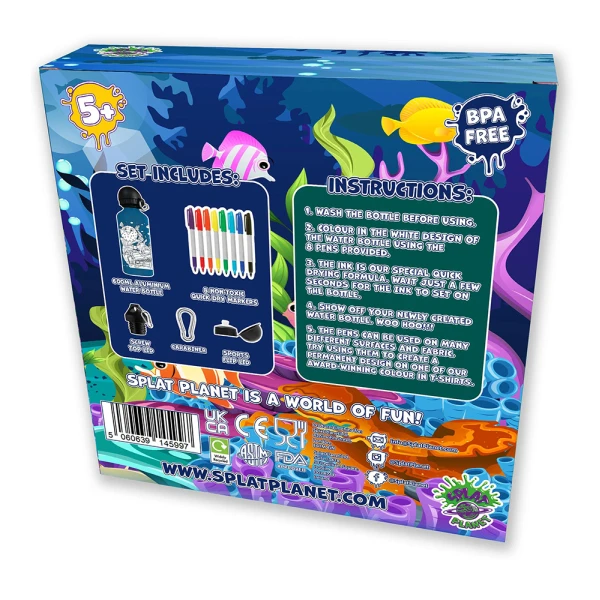 SPLAT PLANET SEA LIFE COLOUR-IN BOTTLE