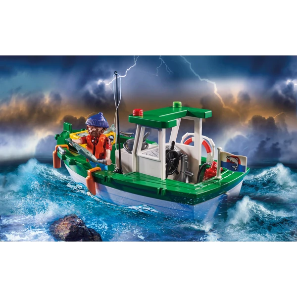 PLAYMOBIL RESCUE ACTION COASTAL FIRE MISSION