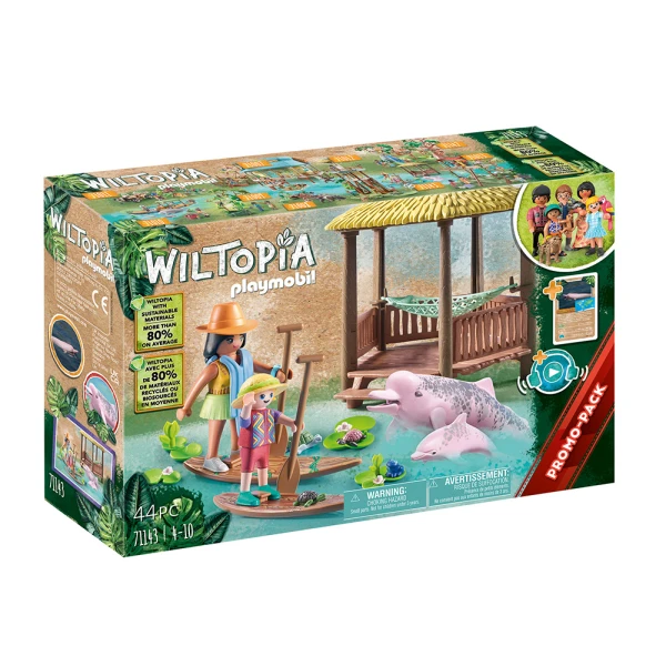 PLAYMOBIL WILTOPIA ΒΟΛΤΑ ΣΤΟ ΠΟΤΑΜΙ ΜΕ ΤΑ ΔΕΛΦΙΝΙΑ
