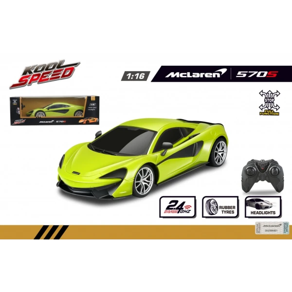 LICENSING CARS REMOTE CONTROL CAR 1:16 MCLAREN 570S