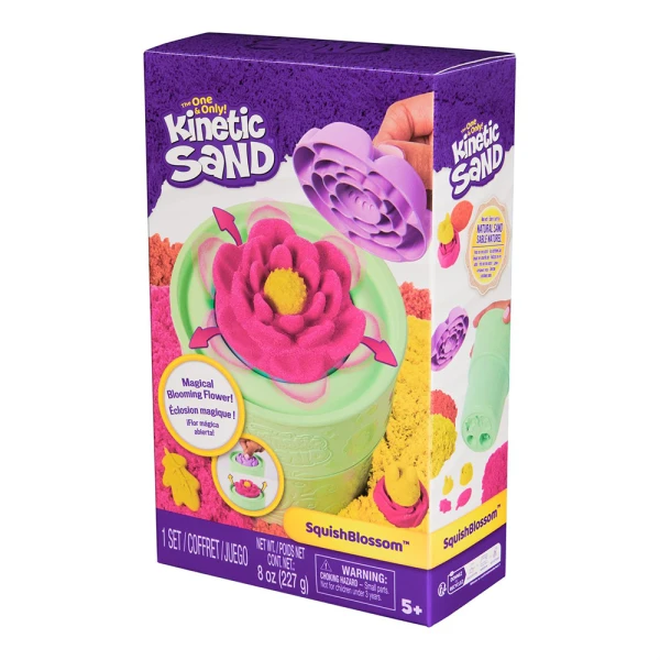 KINETIC SAND MAGICAL FLOWER SQUISH BLOSSOM