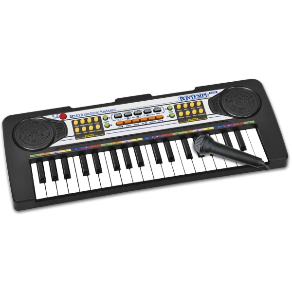 BONTEMPI ELECTRONIC KEYBOARD WITH 37 KEYS AND MICROPHONE