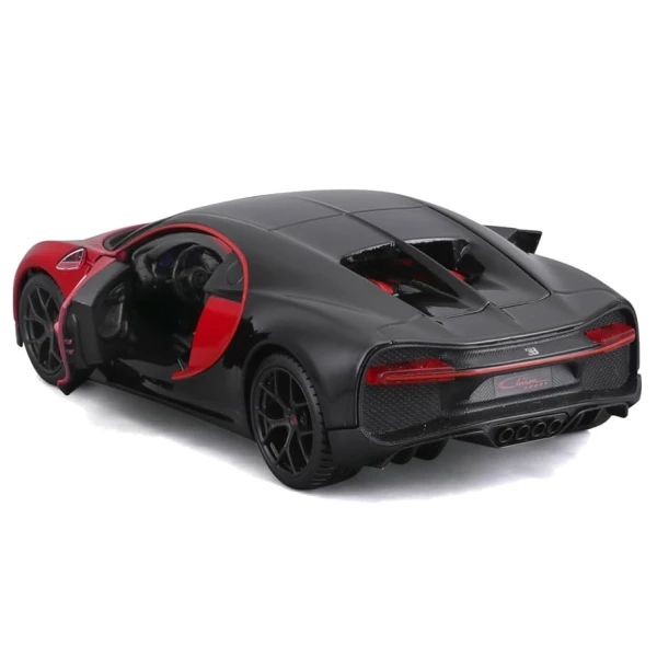 MAISTO 1:24 SPECIAL EDITION BUGATTI CHIRON SPORT BLACK RED