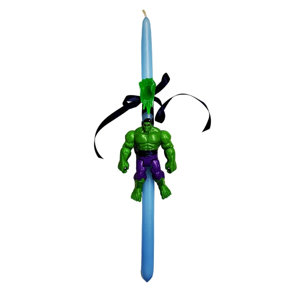 EASTER CANDLE 10 CM. DLX HULK FIGURE