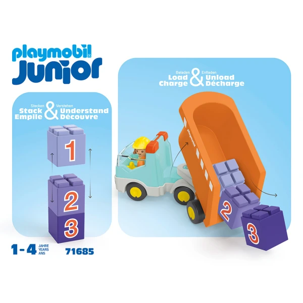 PLAYMOBIL JUNIOR DUMP TRUCK