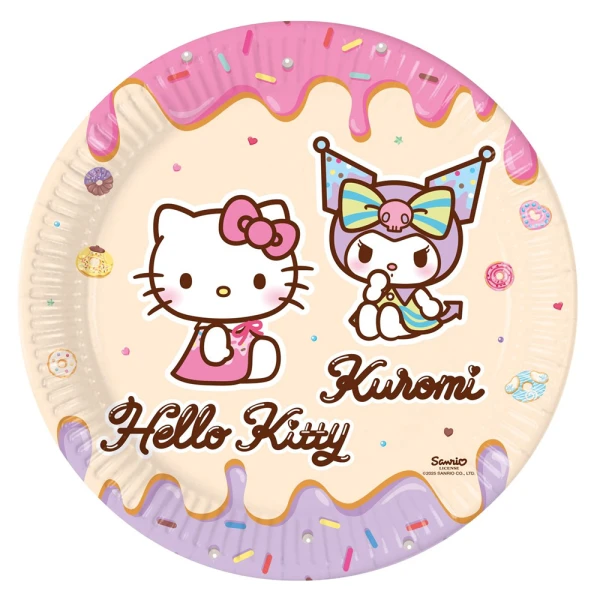 ΠΙΑΤΑ ΜΕΓΑΛΑ 23 εκ. 8 τεμ. HELLO KITTY & KUROMI