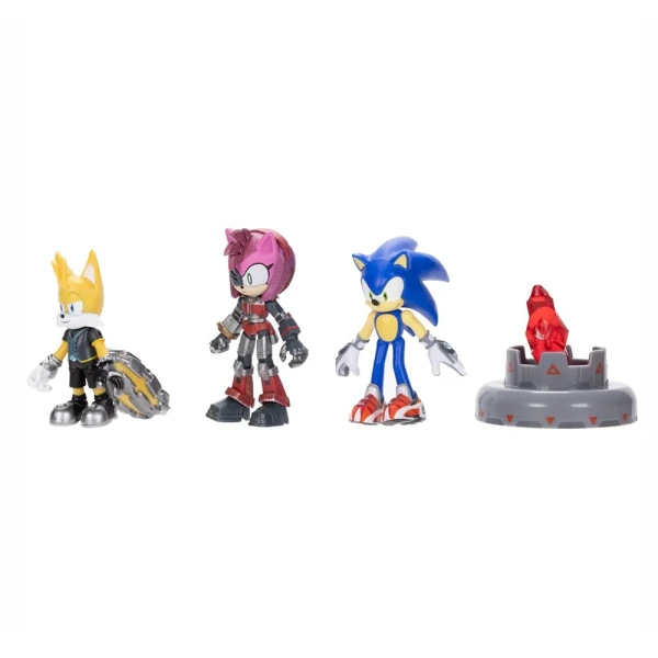 SONIC THE HEDGEHOG ΣΕΤ 3 ΦΙΓΟΥΡΩΝ 6,5 εκ. ΜΕ ΑΞΕΣΟΥΑΡ SONIC PRIME WAVE 1 NEW YOKE CITY