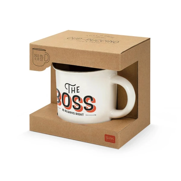 LEGAMI ΠΟΡΣΕΛΑΝΙΝΗ ΚΟΥΠΑ CUP-PUCCINO 350ml - THE BOSS