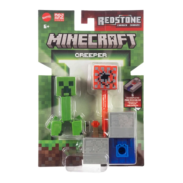 MINECRAFT REDSTONE CHARGED FIGURE 8 cm CREEPER