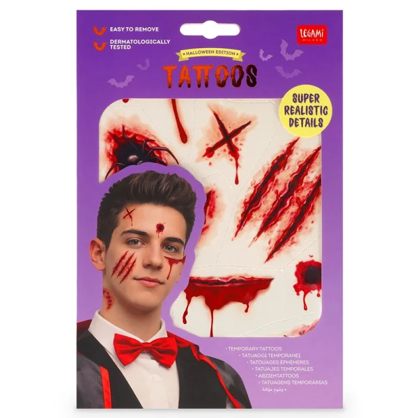 LEGAMI ΠΡΟΣΩΡΙΝΑ CREEPY TATTOOS ΠΡΟΣΩΠΟΥ