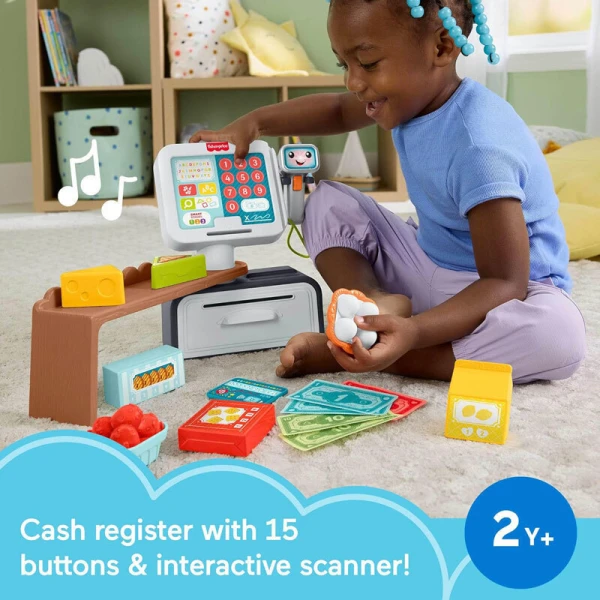 FISHER PRICE ΕΚΠΑΙΔΕΥΤΙΚΗ ΤΑΜΕΙΑΚΗ ΜΗΧΑΝΗ