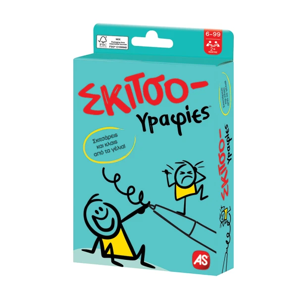 AS GAMES ΠΑΙΧΝΙΔΙ ΜΕ ΚΑΡΤΕΣ ΣΚΙΤΣΟΓΡΑΦΙΕΣ ΓΙΑ ΗΛΙΚΙΕΣ 6+ ΧΡΟΝΩΝ ΚΑΙ 2+ ΠΑΙΚΤΕΣ